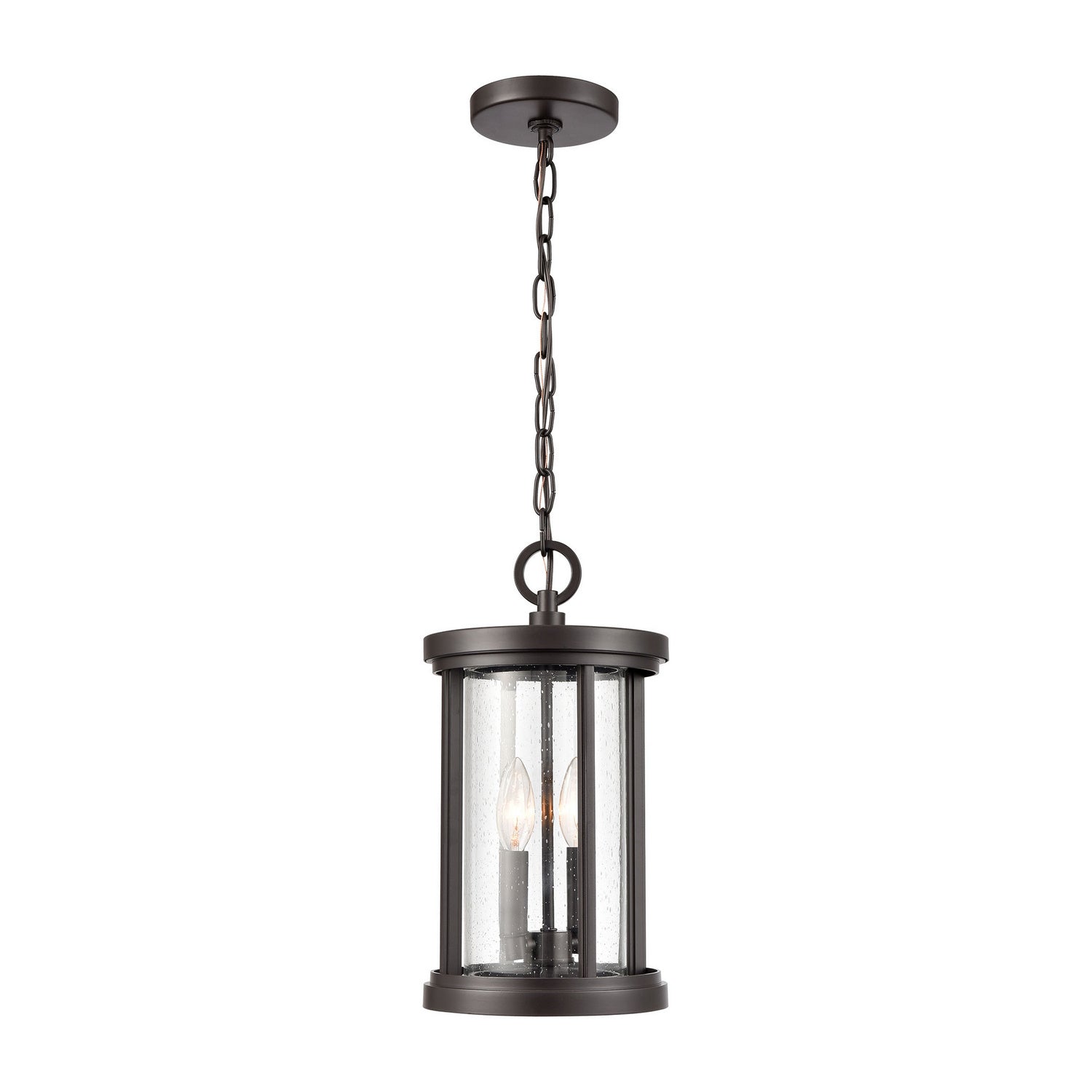 ELK Home - 89385/2 - Two Light Outdoor Pendant - Brison - Oil Rubbed Bronze