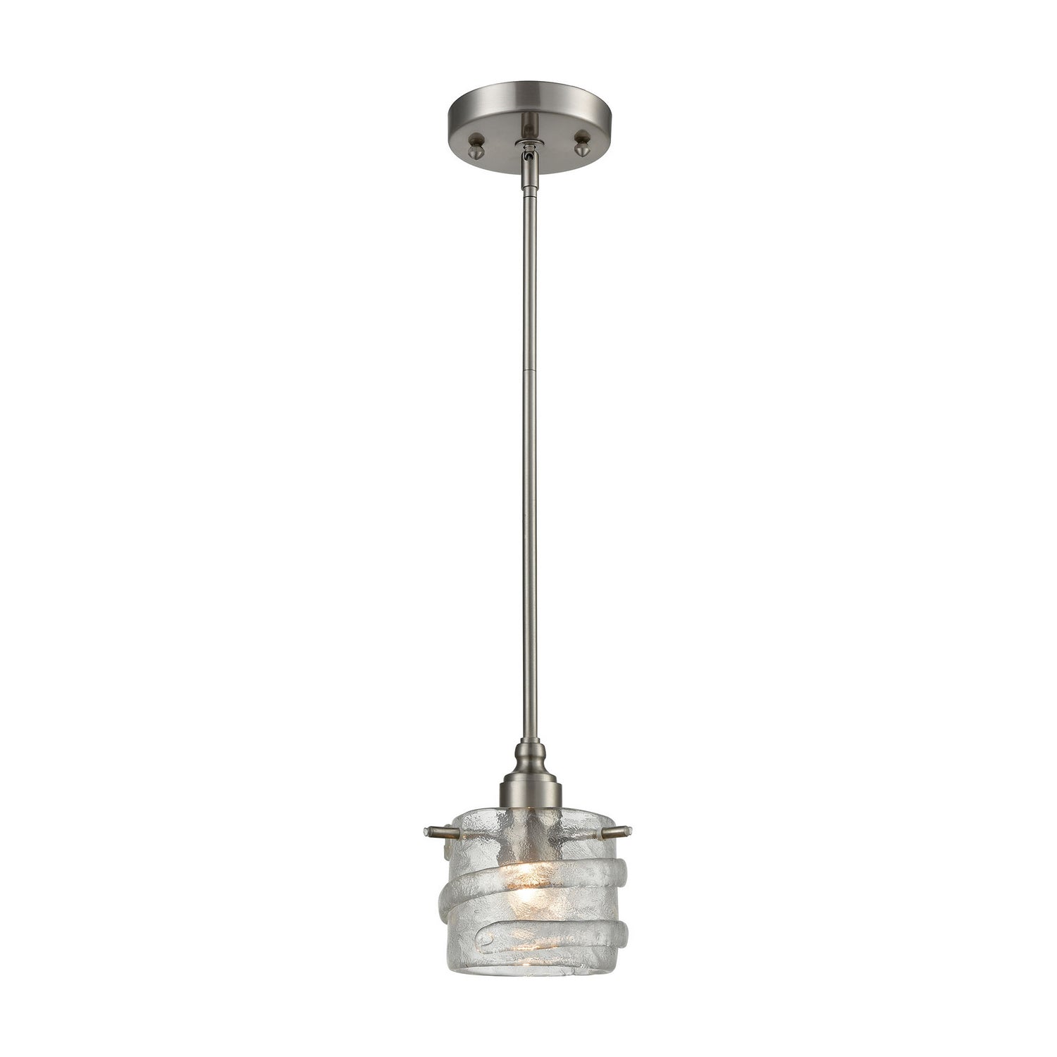 ELK Home - D3898 - One Light Mini Pendant - Hiver - Clear