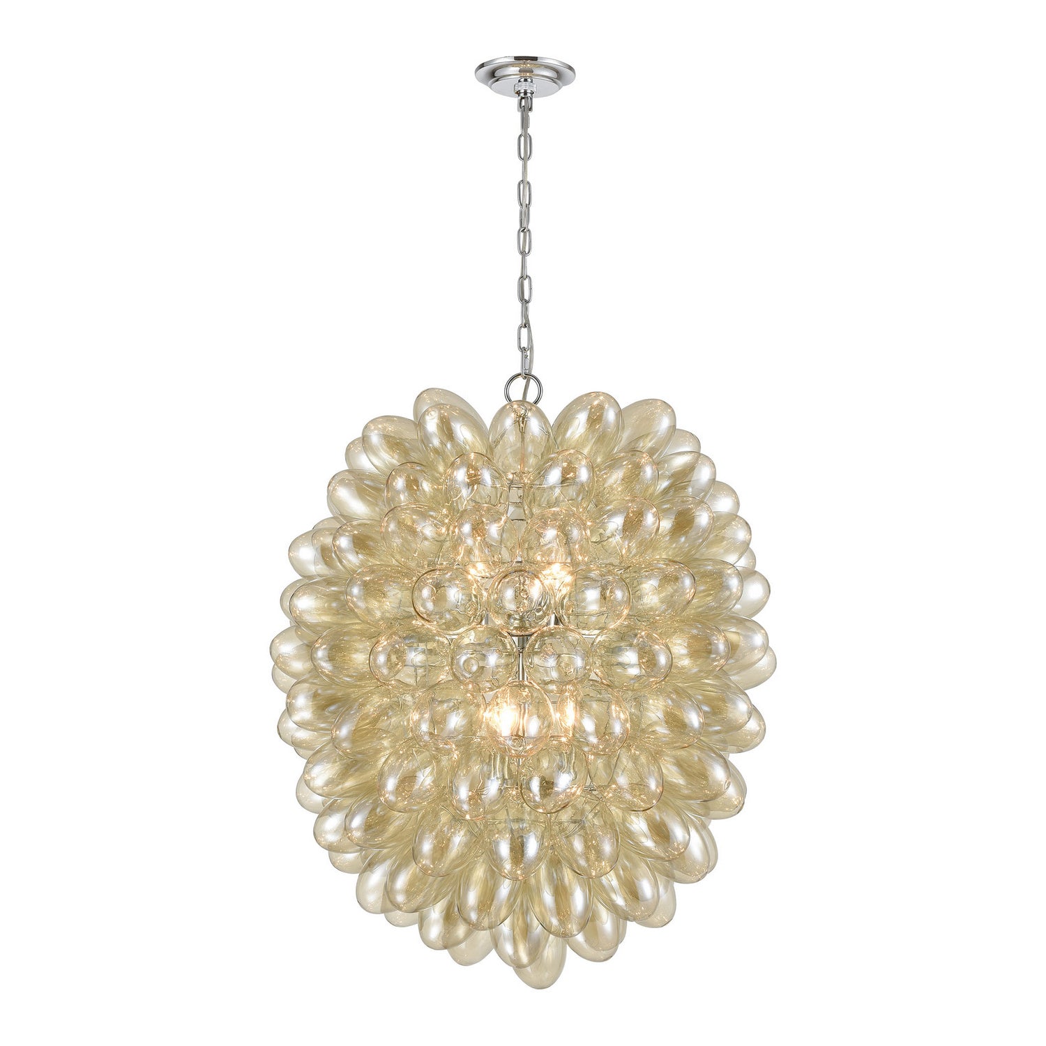 ELK Home - D4372 - Six Light Chandelier - Bubble Up - Chrome