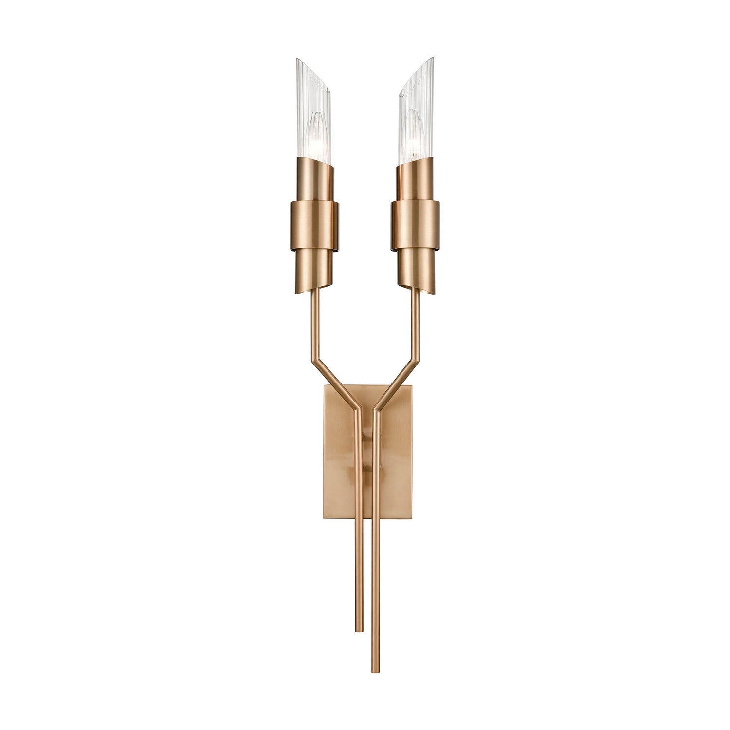 ELK Home - D4459 - Two Light Wall Sconce - Carisbrooke - Burnished Brass