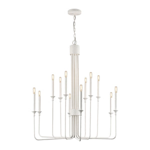 ELK Home - D4657 - 12 Light Chandelier - Edward - Matte White