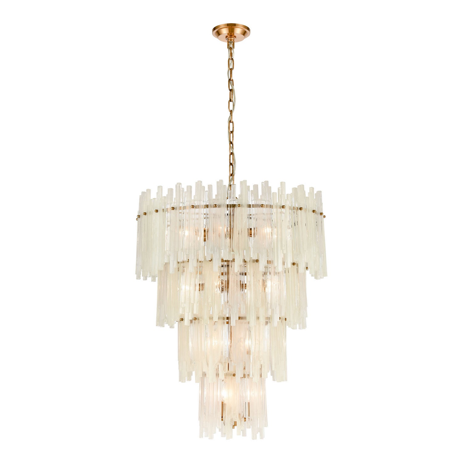 ELK Home - D4662 - 18 Light Chandelier - Brinicle - Aged Brass