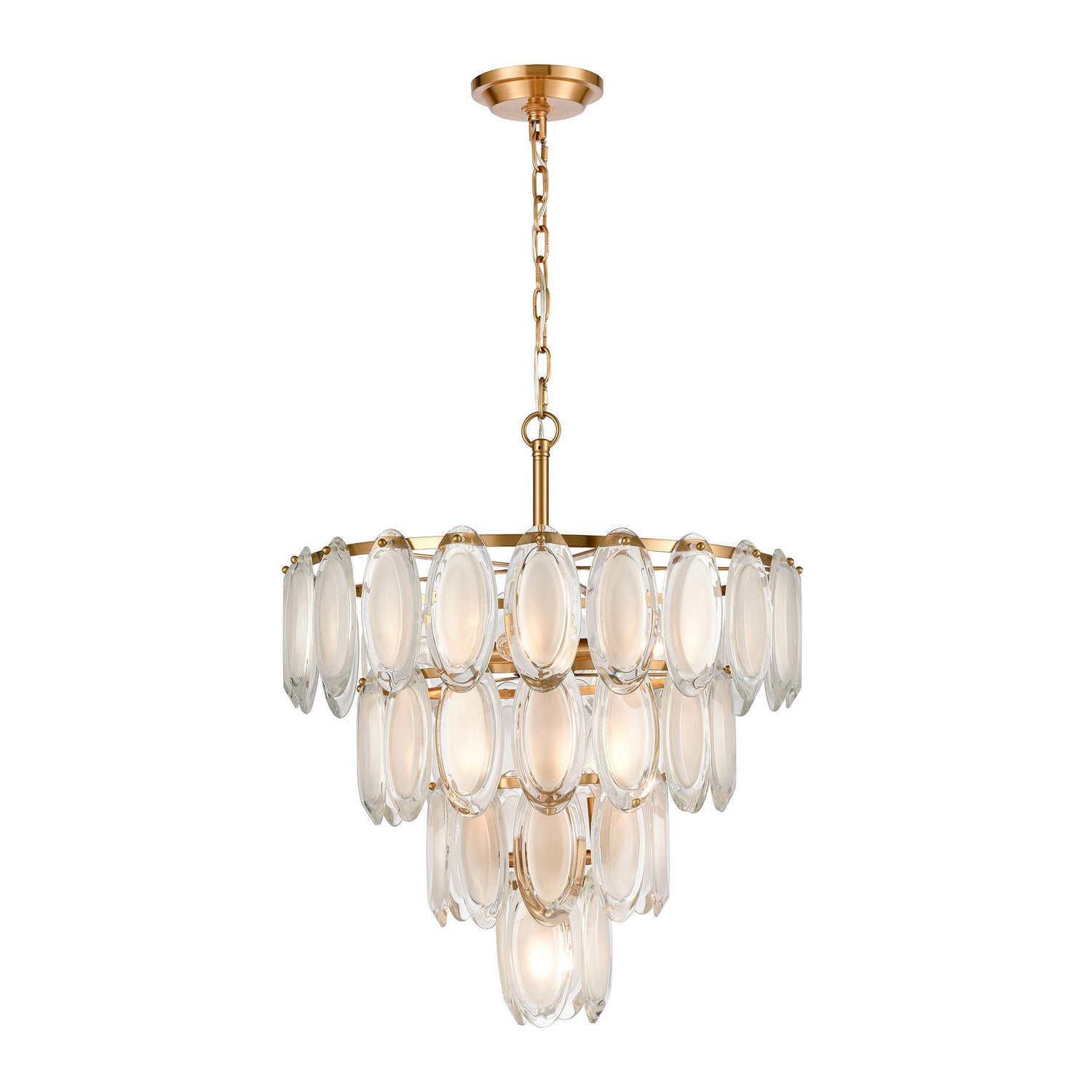 ELK Home - D4664 - Eight Light Chandelier - Curiosity - Aged Brass