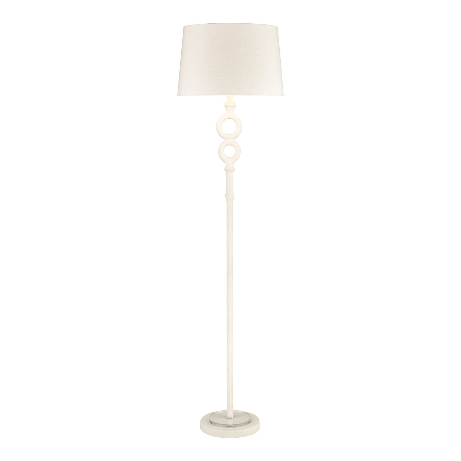 ELK Home - D4698 - One Light Floor Lamp - Hammered Home - Dry White