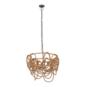 ELK Home - D4734 - Four Light Pendant - Macon - Natural