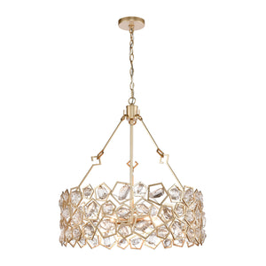 ELK Home - H018-7245 - Five Light Pendant - Levana - Gold