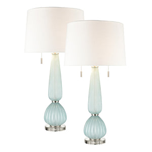 ELK Home - S0019-8039 - Two Light Table Lamp - Mariani - Blue