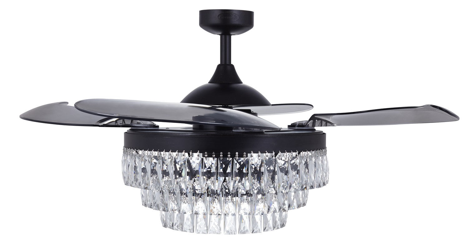 Beacon Lighting - 21292201 - 48``Ceiling Fan - Veil - Antique Black