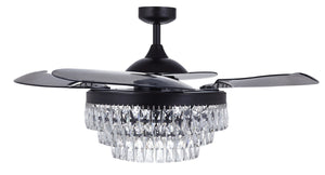 Beacon Lighting - 21292201 - 48``Ceiling Fan - Veil - Antique Black