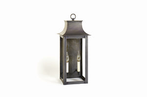 Northeast Lantern - 11231-DB-LT2-CLR - Two Light Wall Mount - Coplin - Dark Brass