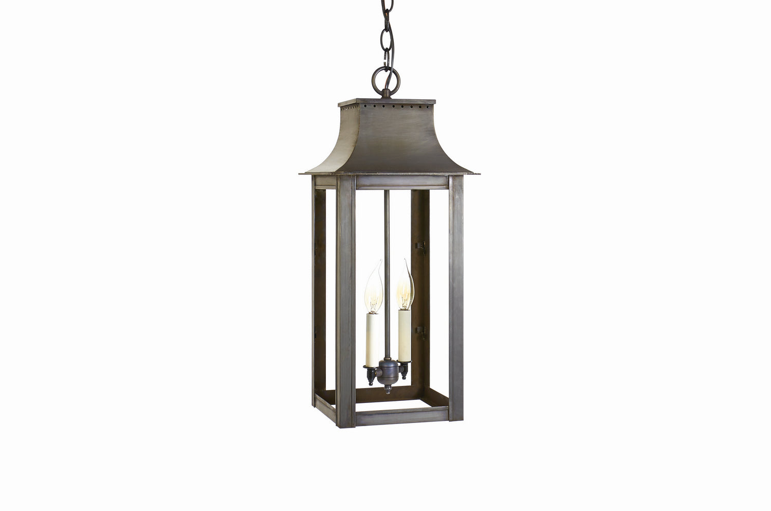 Northeast Lantern - 11232-DB-LT2-CLR - Two Light Hanging Lantern - Coplin - Dark Brass