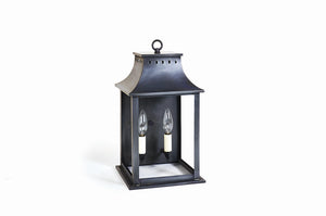 Northeast Lantern - 11311-DB-LT2-CLR - Two Light Wall Mount - Rockland - Dark Brass