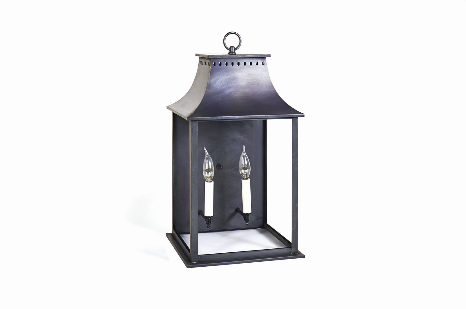 Northeast Lantern - 11331-DB-LT2-CLR - Two Light Wall Mount - Rockland - Dark Brass