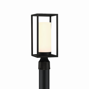 Eurofase - 41963-012 - One Light Outdoor Post Mount - Ren - Satin Black