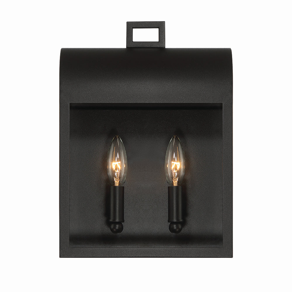 Eurofase - 41969-014 - Two Light Outdoor Wall Sconce - Sawyer - Satin Black