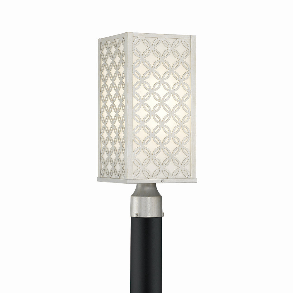 Eurofase - 42700-025 - LED Post Mount - Clover - Aged silver