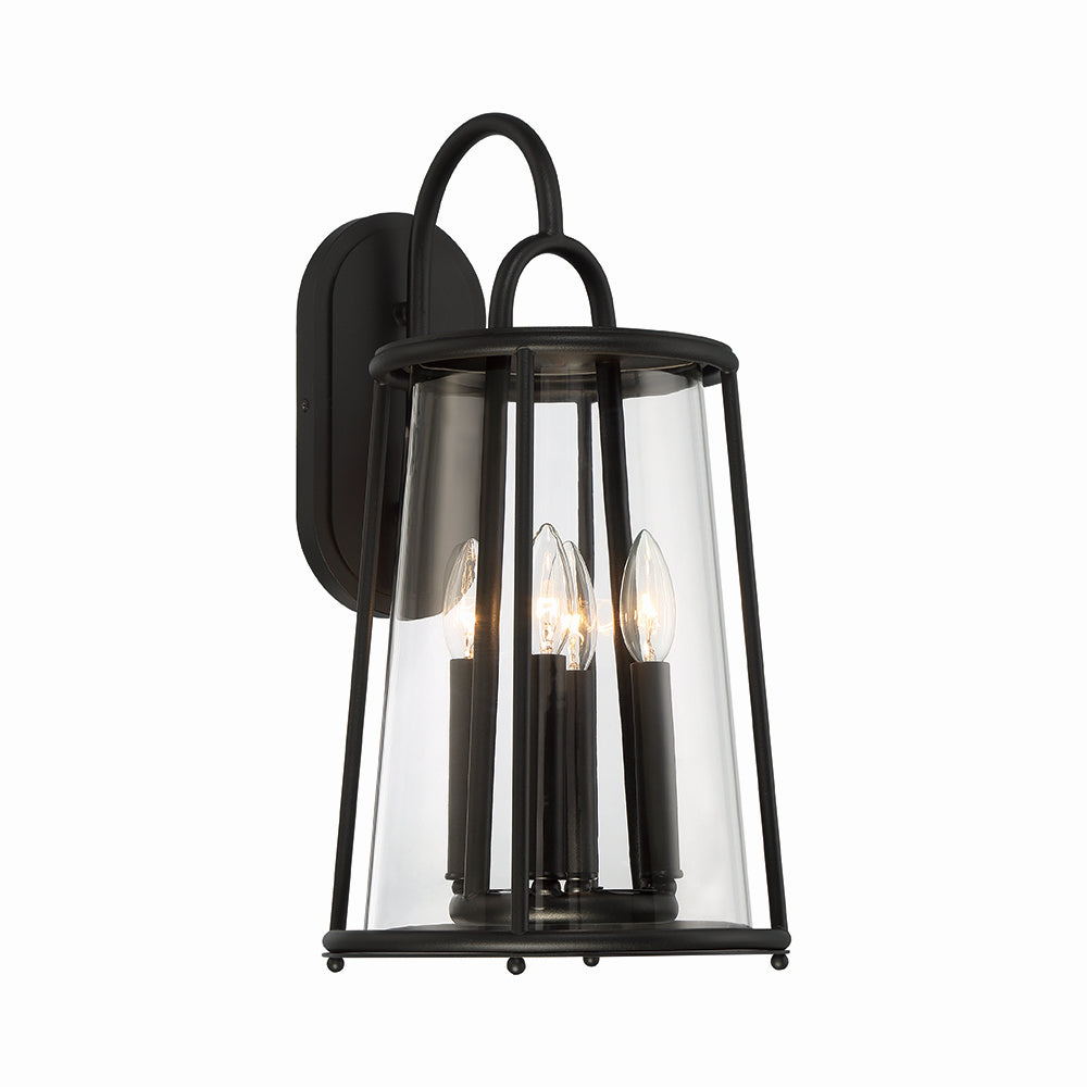 Eurofase - 42720-010 - Four Light Outdoor Wall Sconce - Daulle - Satin Black