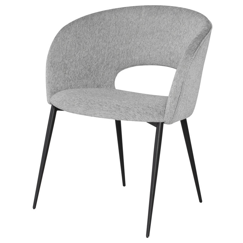 Nuevo - HGNE315 - Dining Chair - Alotti - Light Grey Boucle