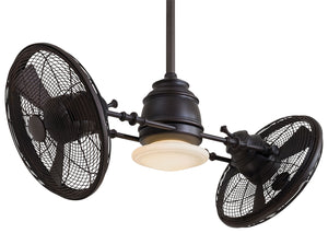 Minka Aire - F802L-KA - 42"Performance Fan - Vintage Gryo Led - Kocoa