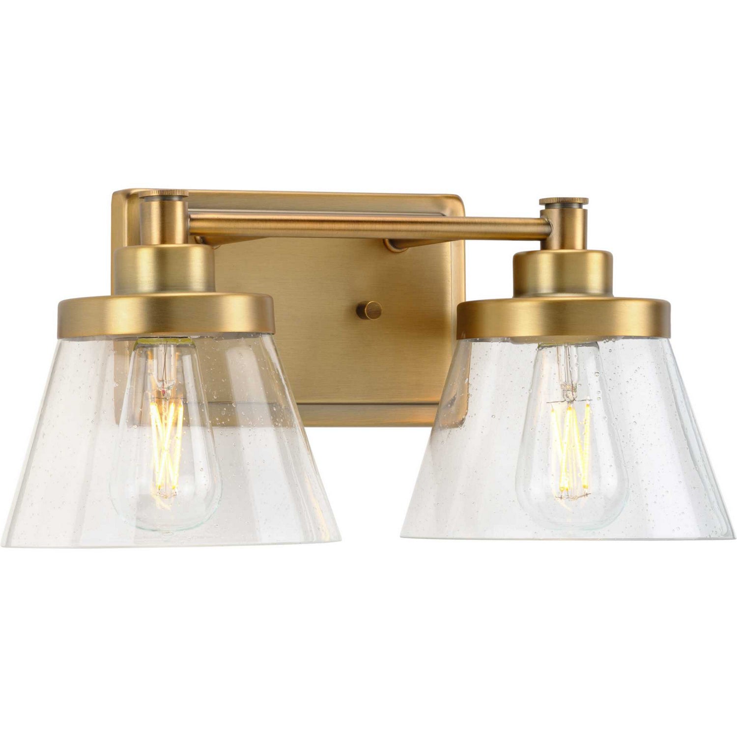 Progress Lighting - P300349-163 - Two Light Bath Bracket - Hinton - Vintage Brass