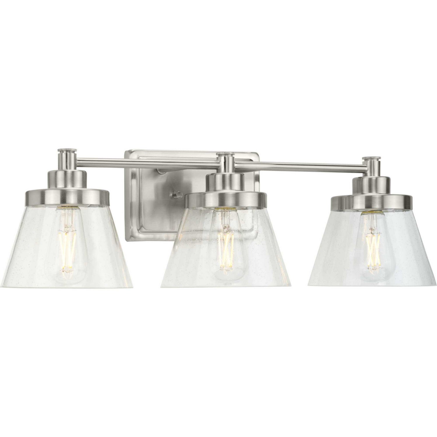 Progress Lighting - P300350-009 - Three Light Bath Bracket - Hinton - Brushed Nickel