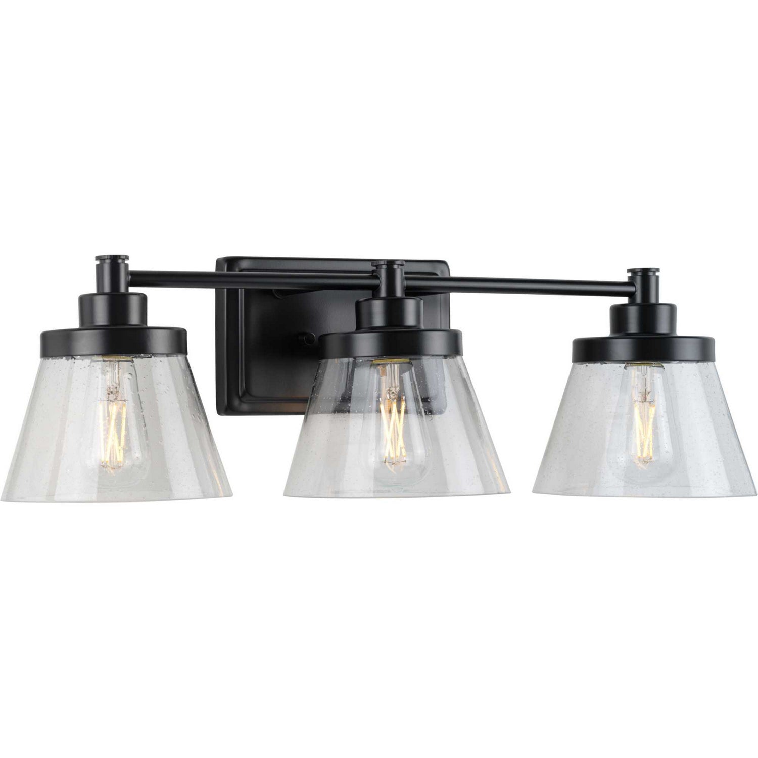 Progress Lighting - P300350-31M - Three Light Bath Bracket - Hinton - Matte Black