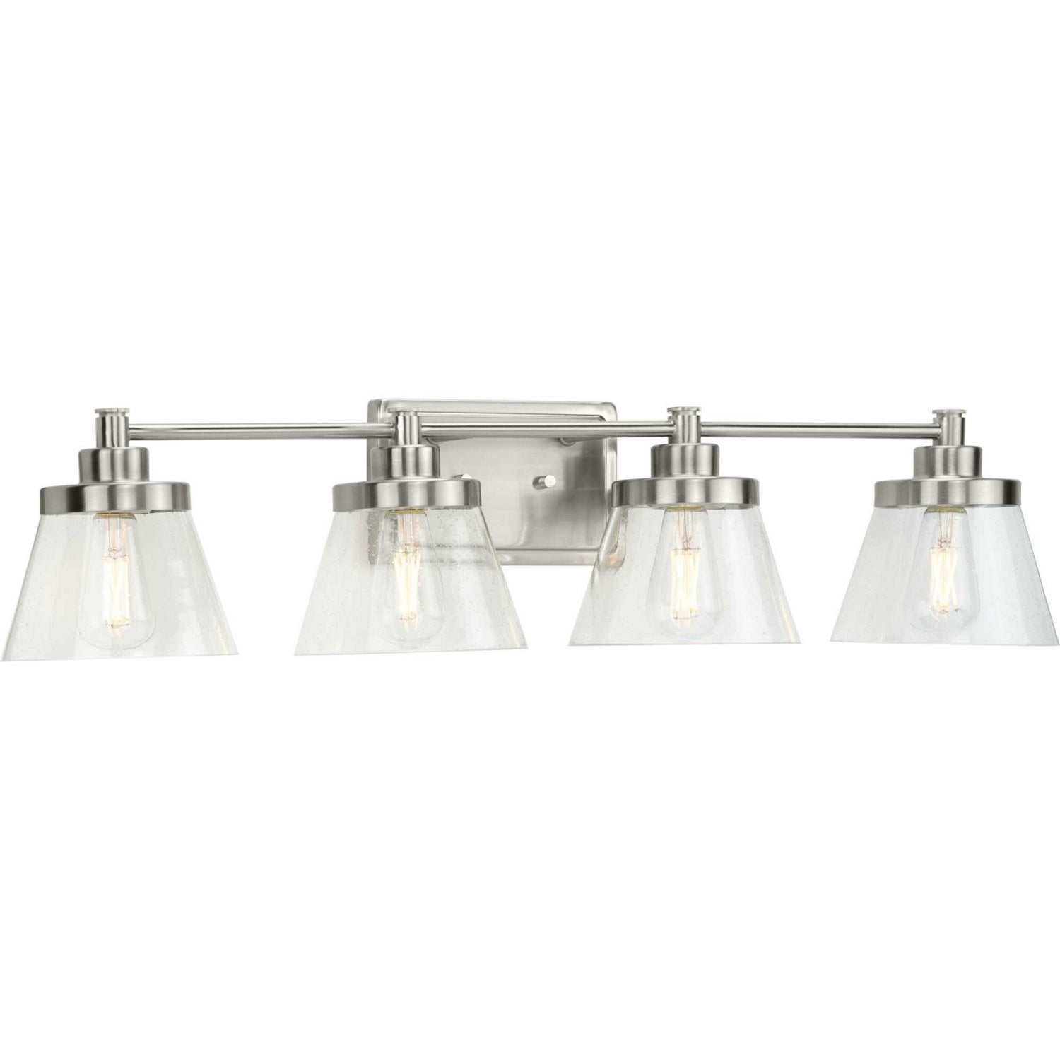 Progress Lighting - P300351-009 - Four Light Bath Bracket - Hinton - Brushed Nickel