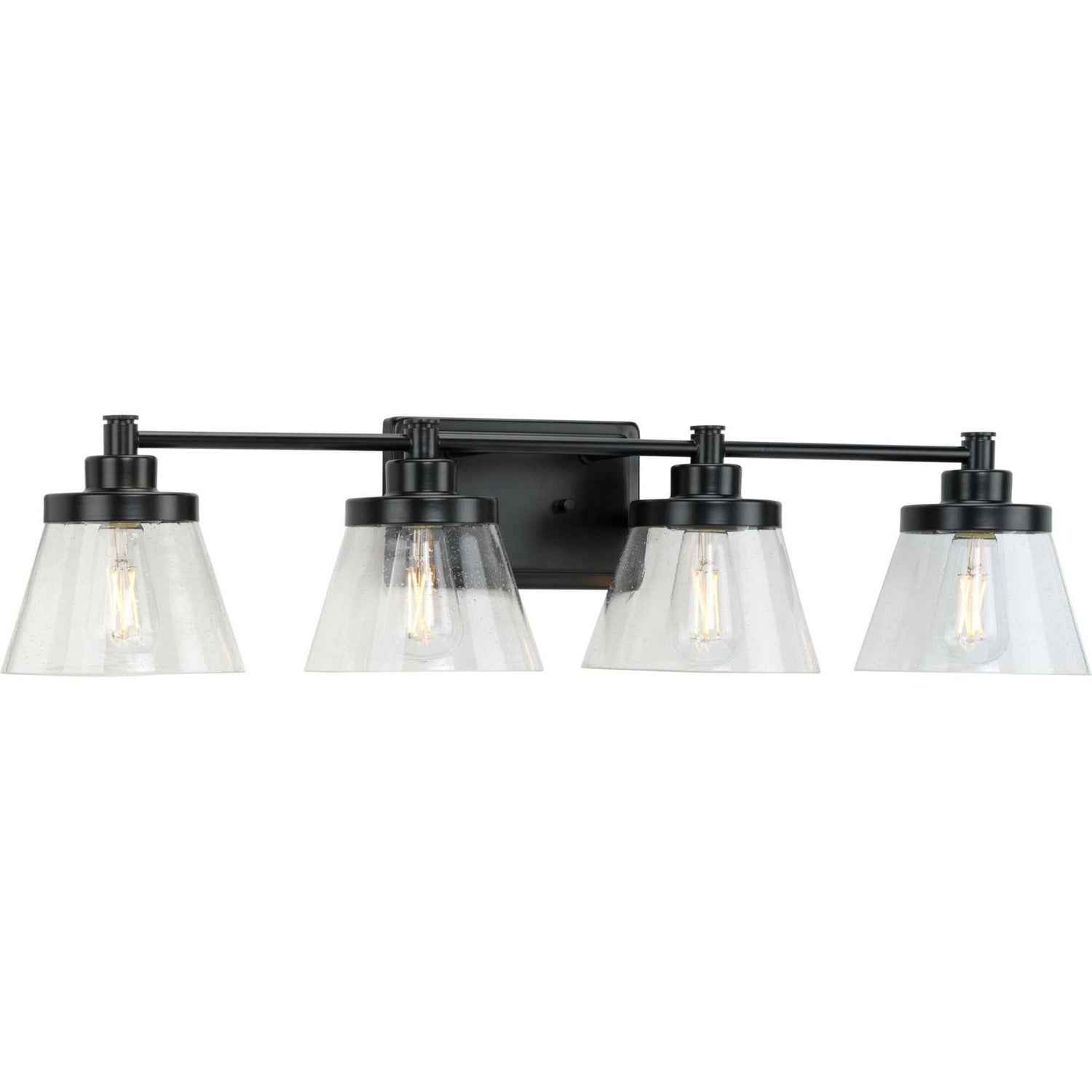 Progress Lighting - P300351-31M - Four Light Bath Bracket - Hinton - Matte Black