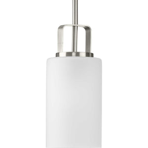 Progress Lighting - P500341-009 - One Light Mini Pendant - League - Brushed Nickel