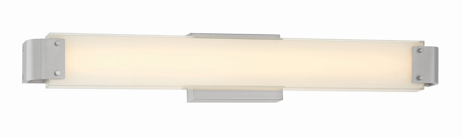 Minka-Lavery - 2511-84-L - LED Bath Light - Round-A-Bout - Brushed Nickel