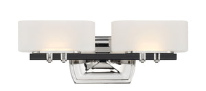Minka-Lavery - 3012-572-L - LED Bath Light - Drury Bath - Polished Nickel And Coal