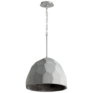 Oxygen - 3-663-1624 - LED Pendant - Maria - Grey W/ Satin Nickel