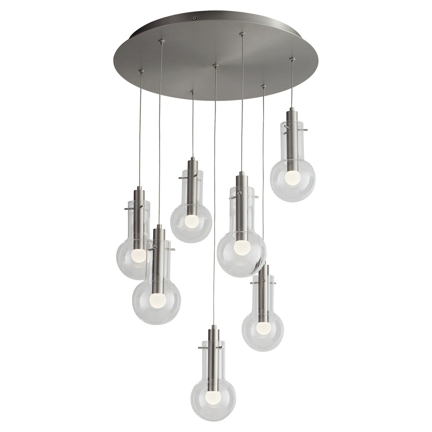 Oxygen - 3-674-24 - LED Pendant - Primo - Satin Nickel