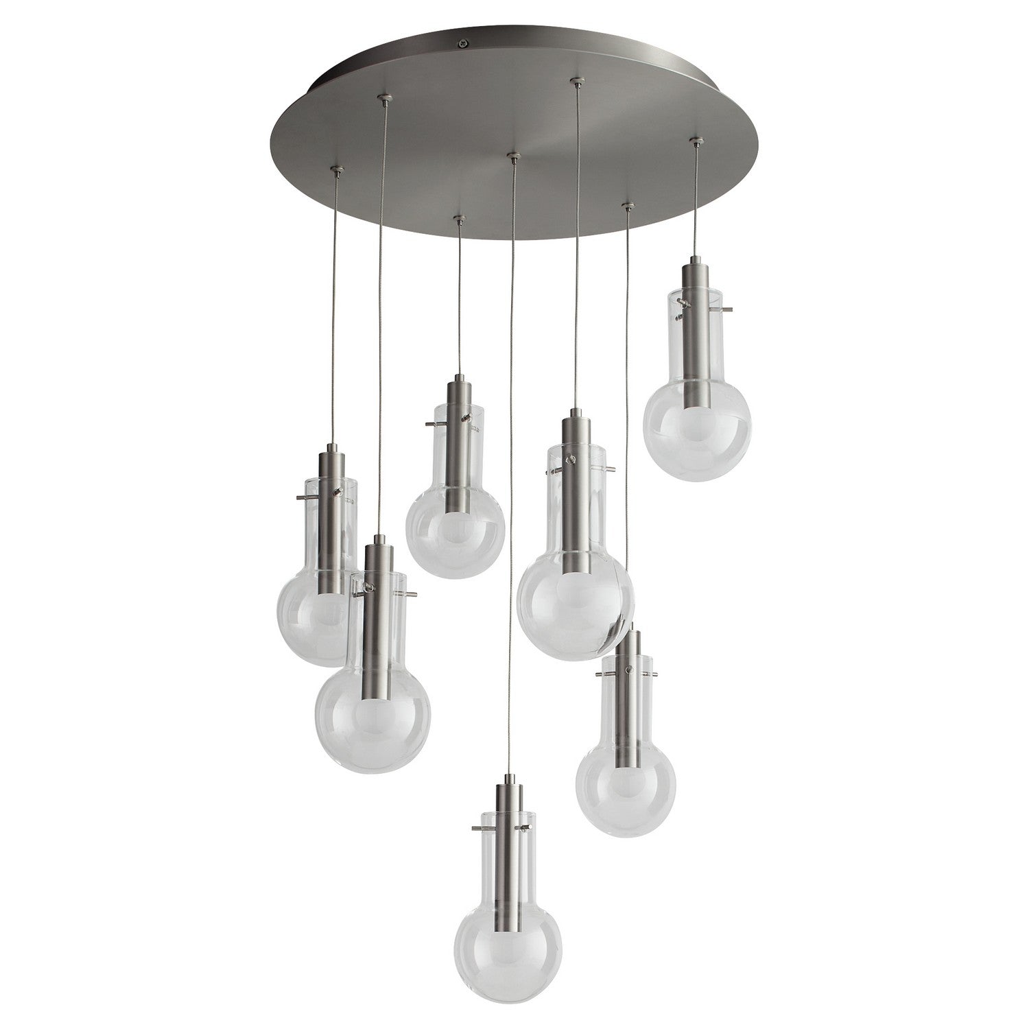 Oxygen - 3-674-24 - LED Pendant - Primo - Satin Nickel