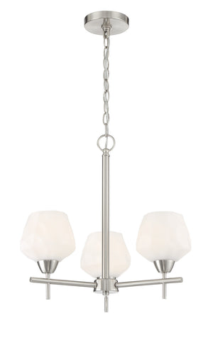 Minka-Lavery - 2173-84 - Three Light Chandelier - Camrin - Brushed Nickel