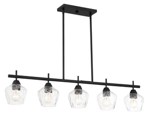 Minka-Lavery - 2174-66A - Five Light Island Pendant - Camrin - Coal