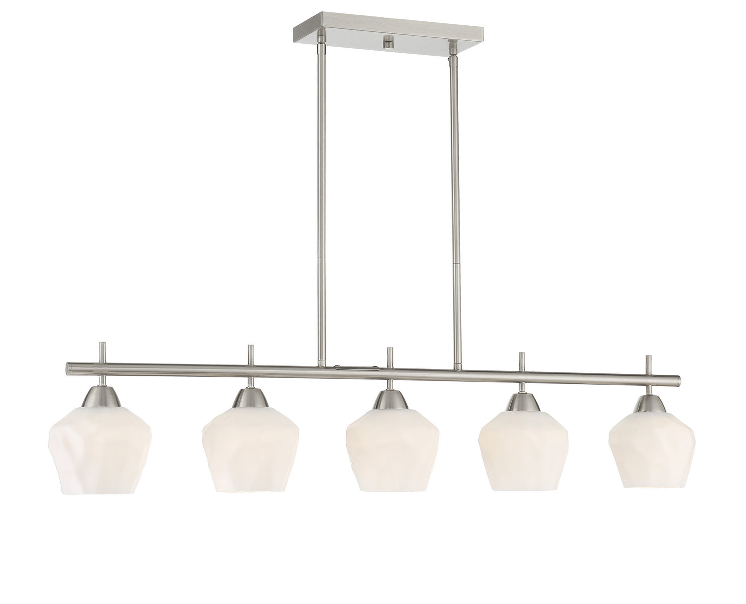 Minka-Lavery - 2174-84 - Five Light Island Pendant - Camrin - Brushed Nickel