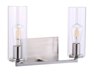 Minka-Lavery - 4042-84 - Two Light Bath - Acacia - Brushed Nickel