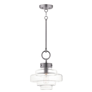 Maxim - 11122CLSN - One Light Pendant - Harbor - Satin Nickel