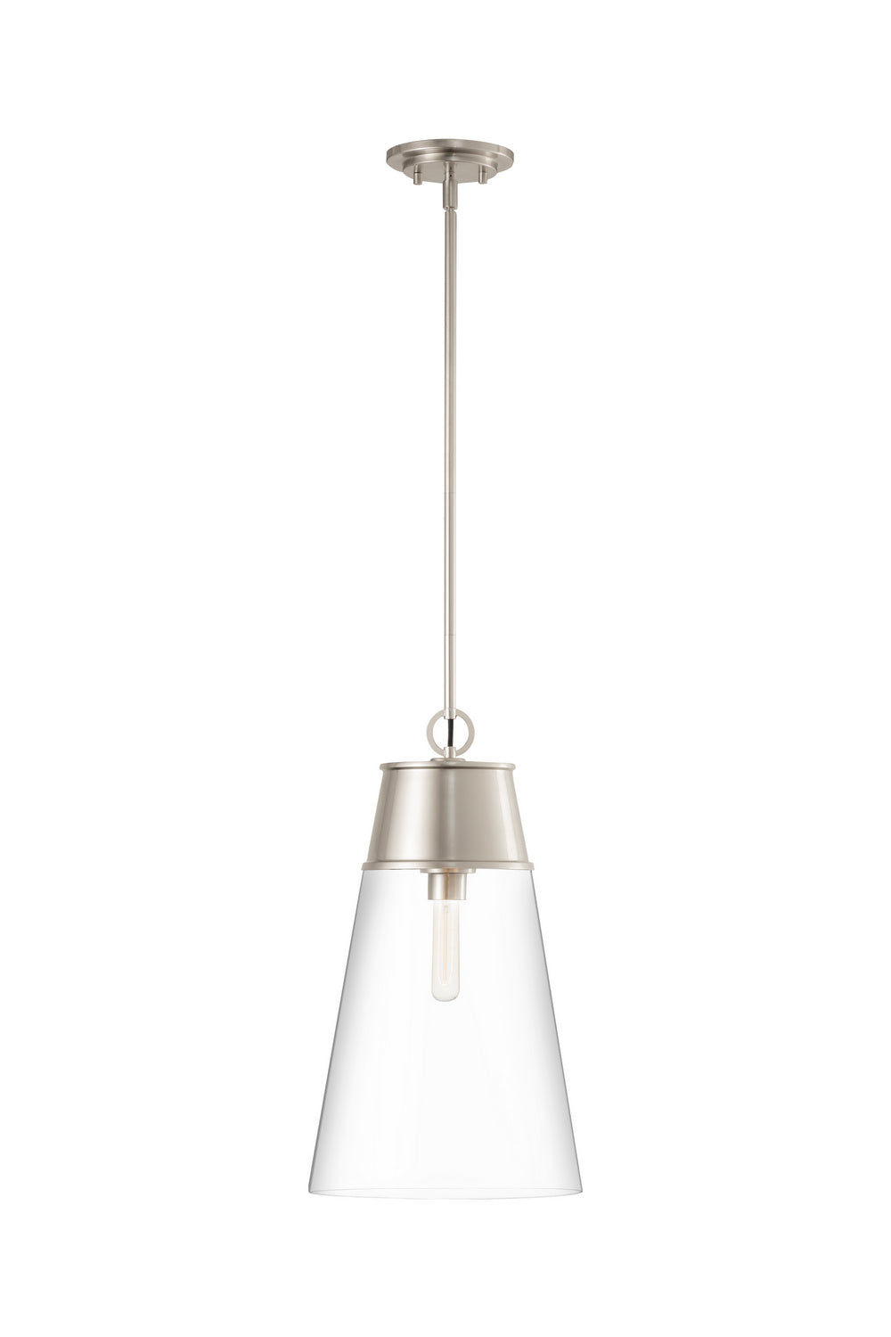 Z-Lite - 2300P12-BN - One Light Pendant - Wentworth - Brushed Nickel