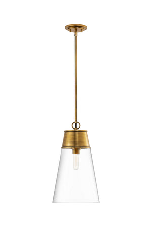 Z-Lite - 2300P12-RB - One Light Pendant - Wentworth - Rubbed Brass