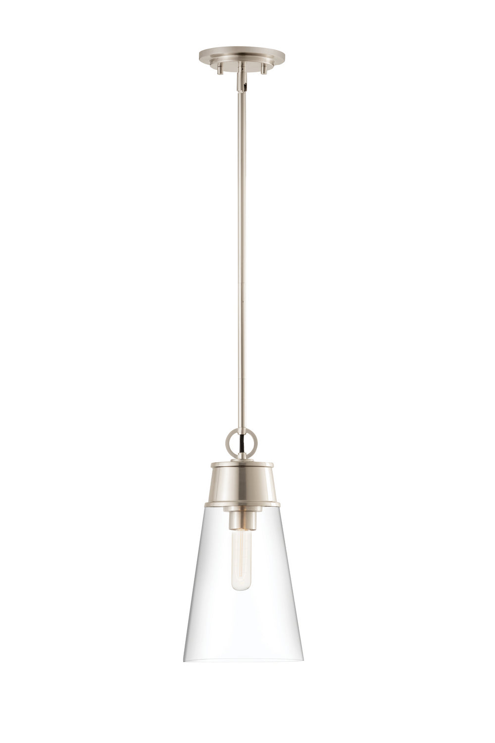 Z-Lite - 2300P8-BN - One Light Pendant - Wentworth - Brushed Nickel