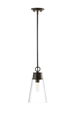 Z-Lite - 2300P8-MB - One Light Pendant - Wentworth - Matte Black