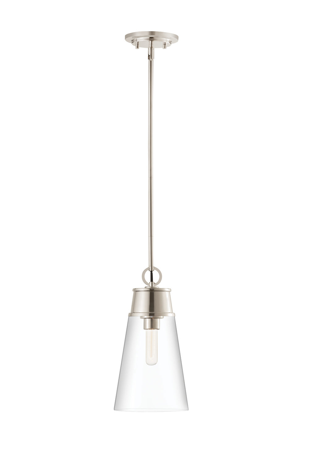 Z-Lite - 2300P8-PN - One Light Pendant - Wentworth - Polished Nickel