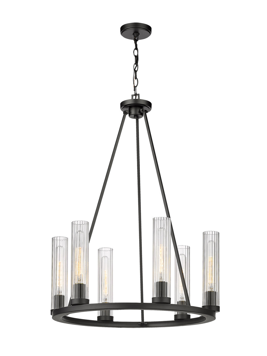 Z-Lite - 3031-6BRZ - Six Light Chandelier - Beau - Bronze