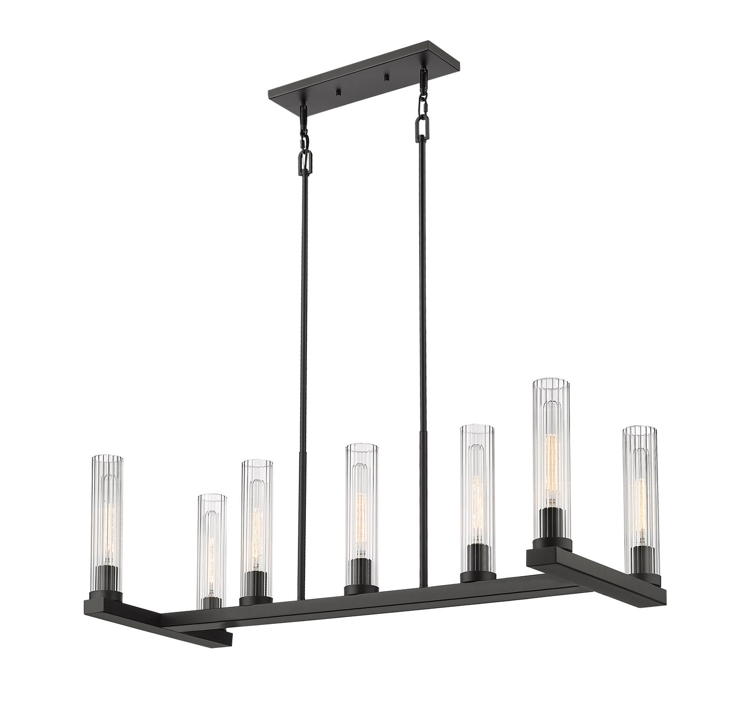 Z-Lite - 3031-7L-BRZ - Seven Light Linear Chandelier - Beau - Bronze