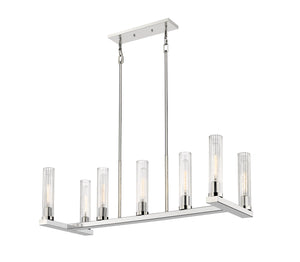 Z-Lite - 3031-7L-PN - Seven Light Linear Chandelier - Beau - Polished Nickel