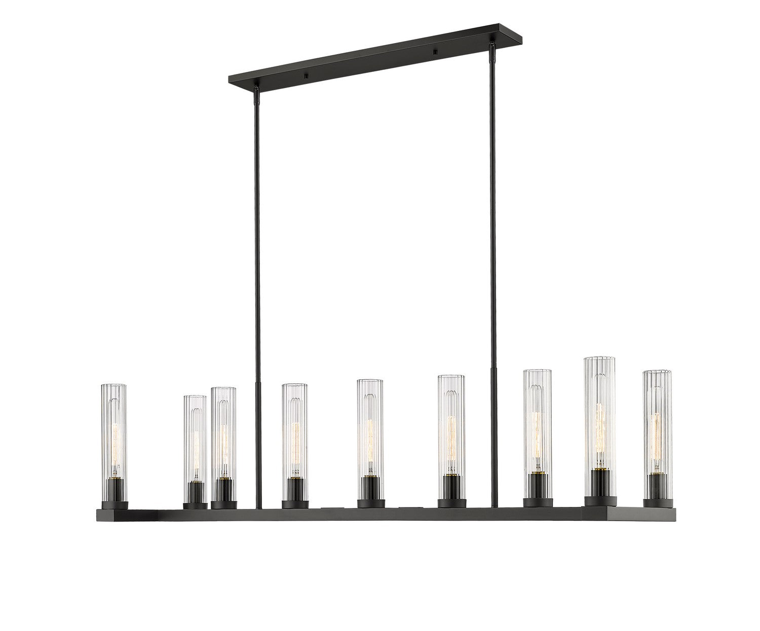 Z-Lite - 3031-9L-BRZ - Nine Light Linear Chandelier - Beau - Bronze