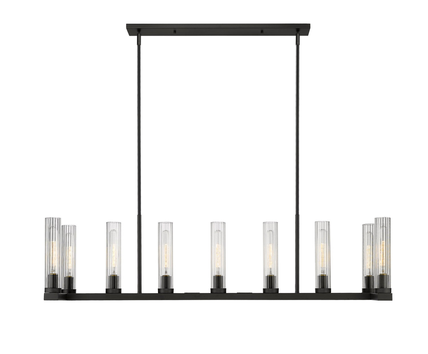 Z-Lite - 3031-9L-BRZ - Nine Light Linear Chandelier - Beau - Bronze