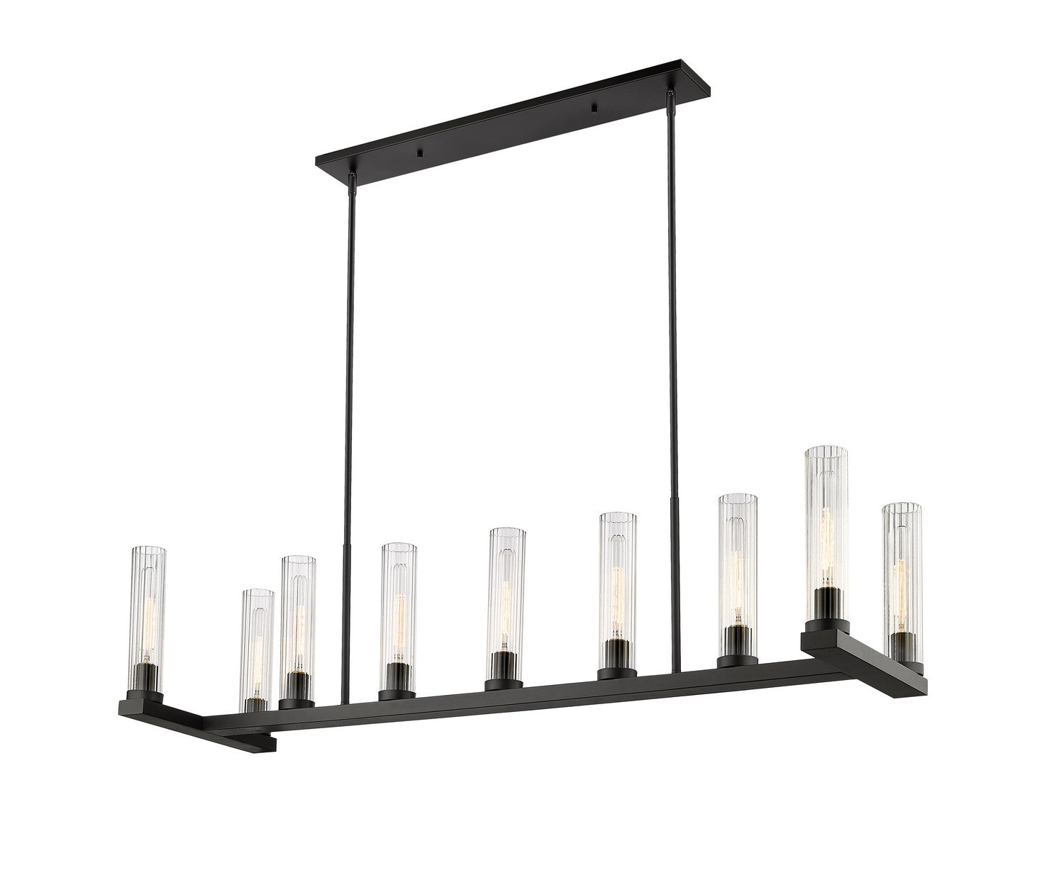 Z-Lite - 3031-9L-BRZ - Nine Light Linear Chandelier - Beau - Bronze